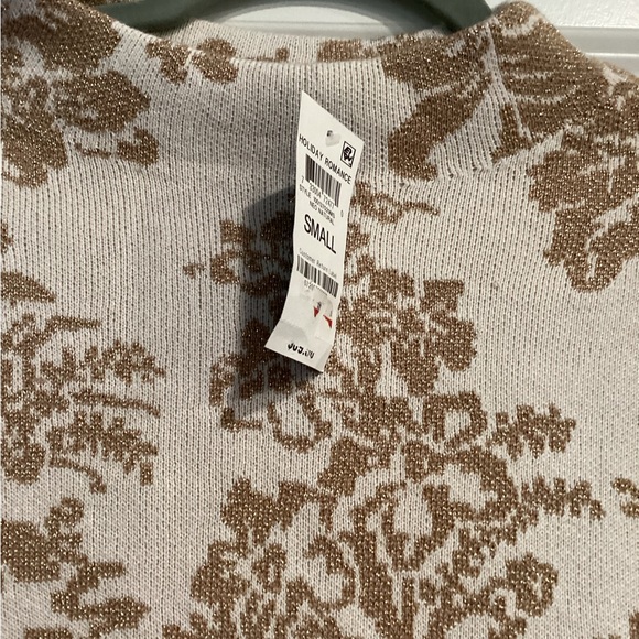 JM Collection Mock Holiday Romance Sweater size Small - Picture 3 of 6